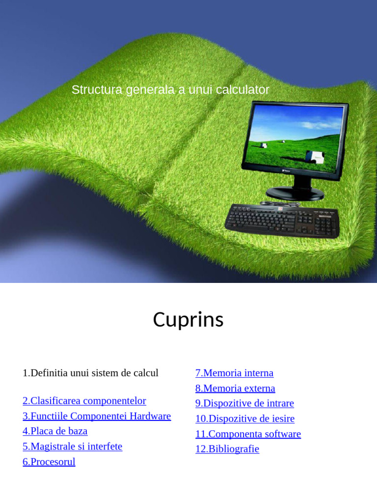 structura a unui calculator | PDF