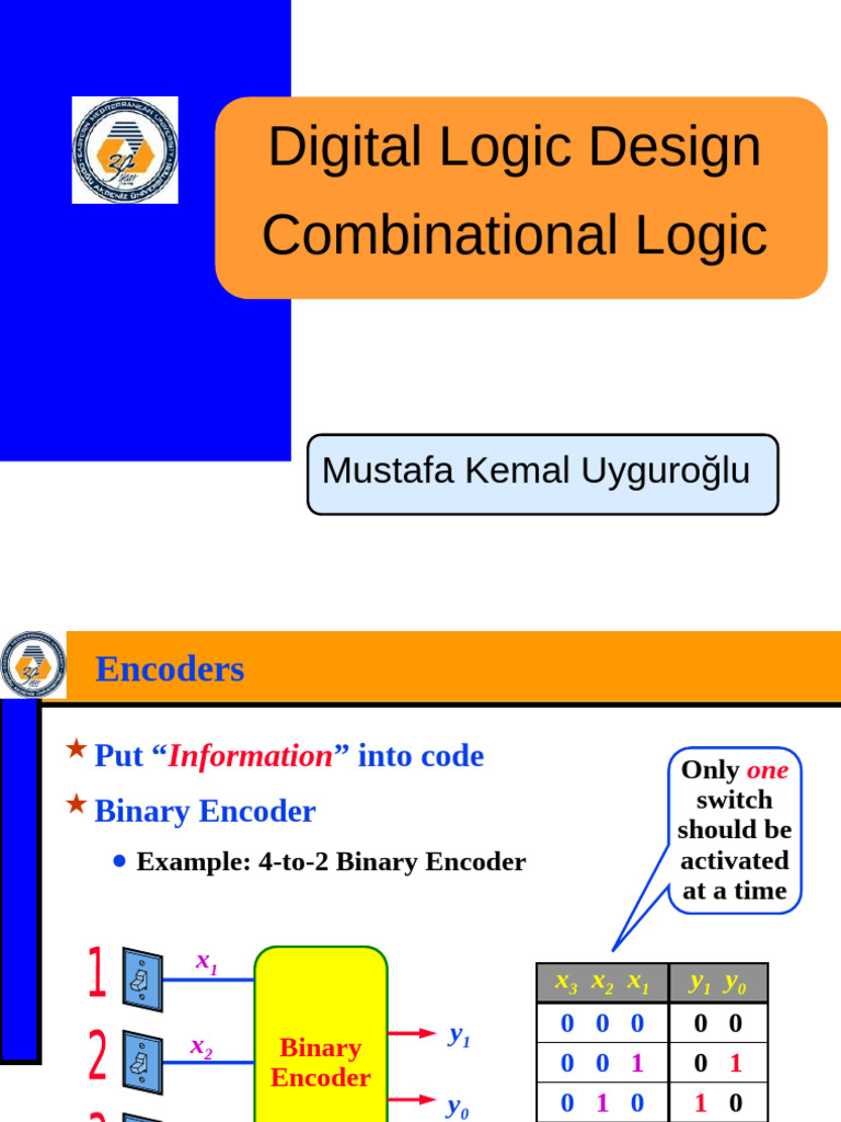 Lecture 14 Chapter 4 Combinational Logic | PDF