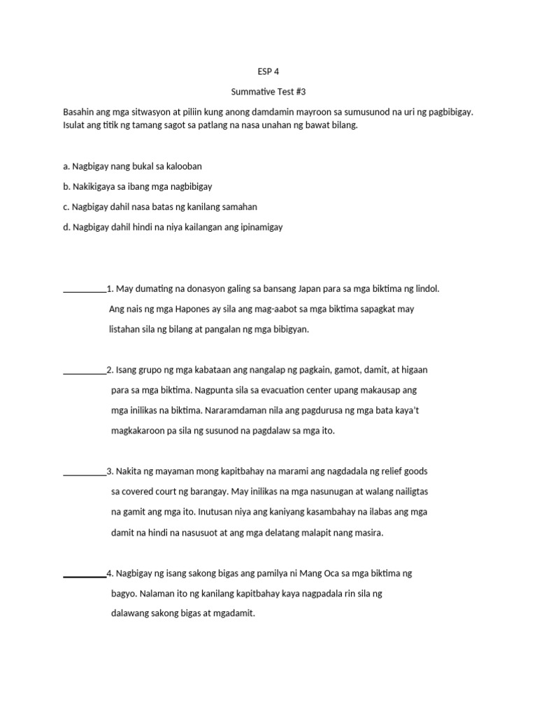 ESP 4 q2 #3 | PDF