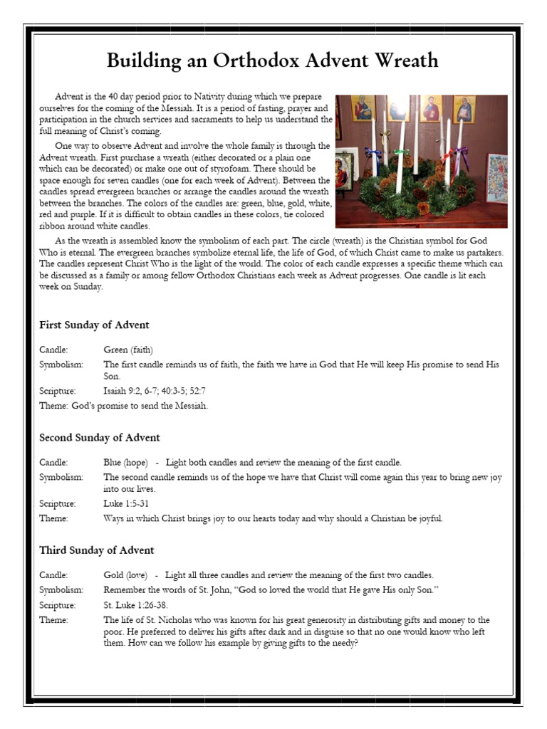 Advent Wreath | PDF