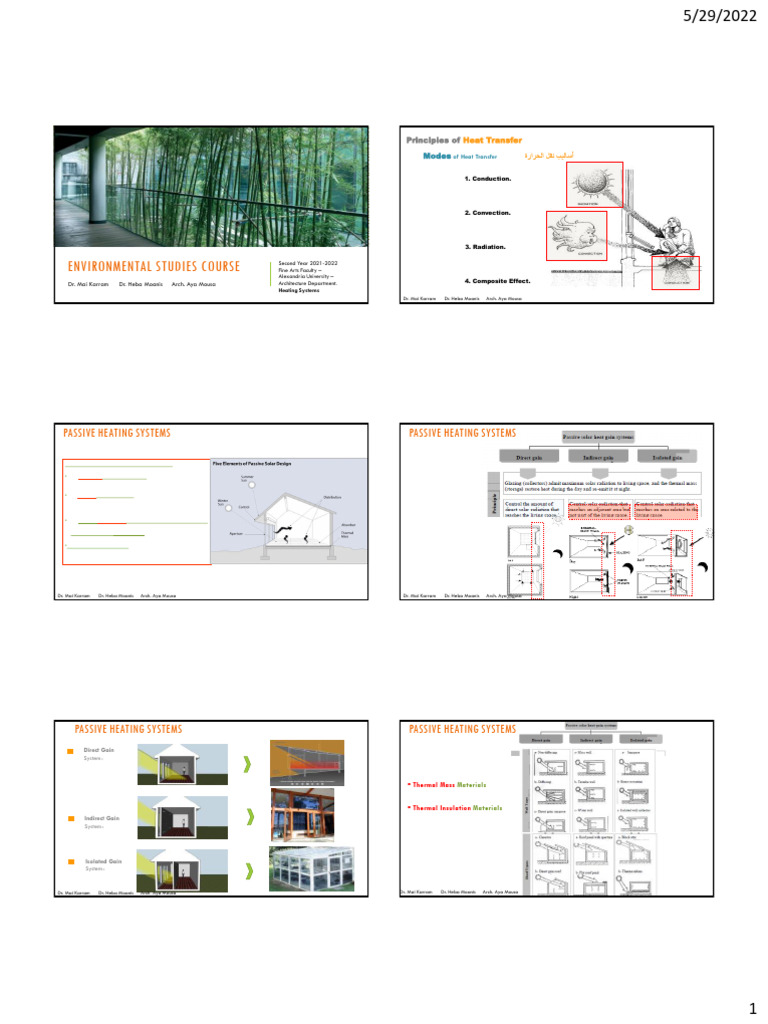 Lecture Note Heating 2022 | PDF