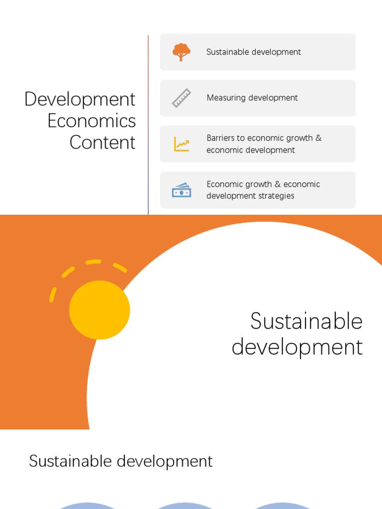 Sustainable Development Measuring Development | PDF