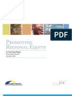 promoting regional equity