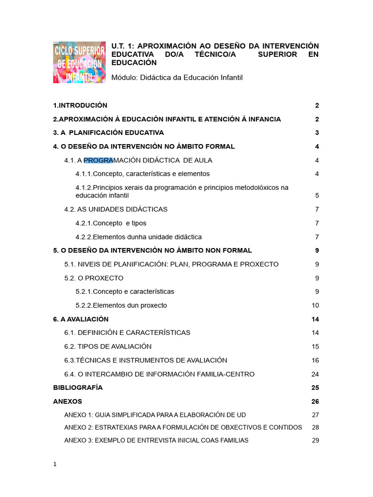 Ut 1. Didactica. | PDF