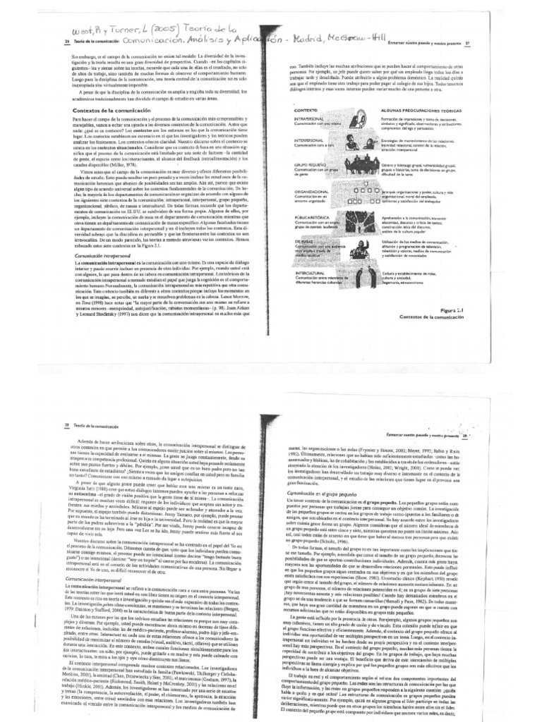 U 1 west r y turner l contextos de la comunicaci n pdf