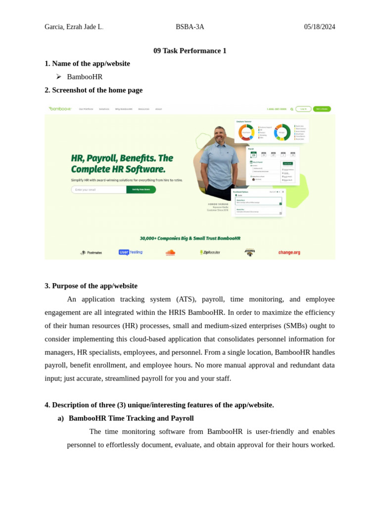 09 Task Performance 1 | PDF