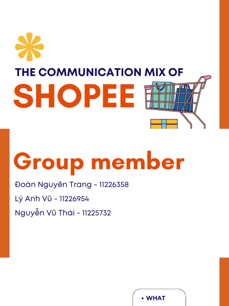The Communication Mix of Shopee | PDF