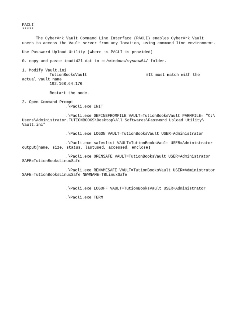 PACLI | PDF