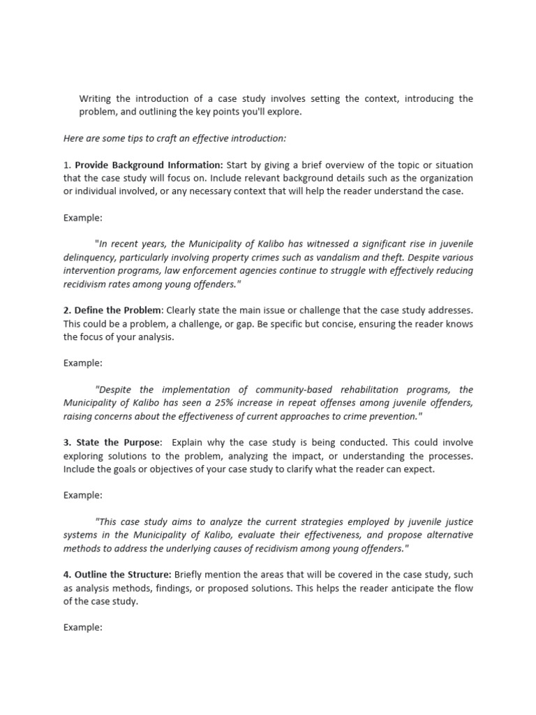 Juvenile Delinquency Case Study Analysis | PDF | Crimes | Crime & Violence