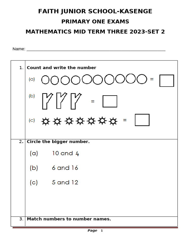 P.1 MTC | PDF