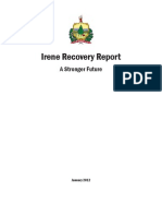Irene Recovery Report Jan 2012