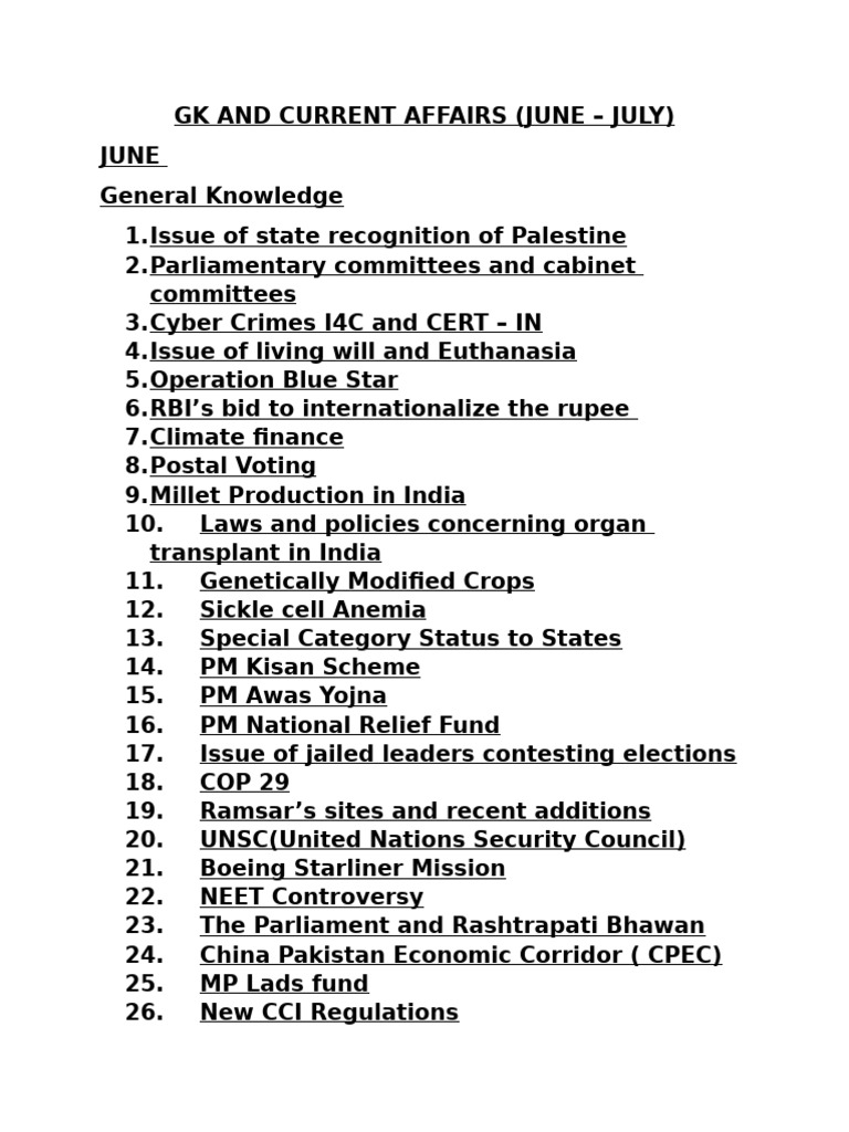 Gk And Current Affairs Pdf