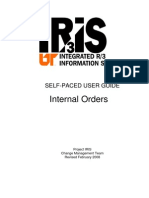 Internal Orders