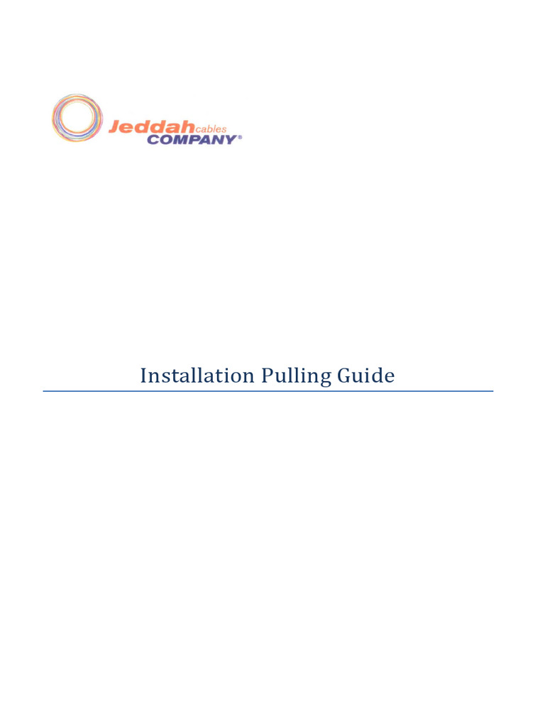 110kv-11 - Installation Pulling Guide | PDF