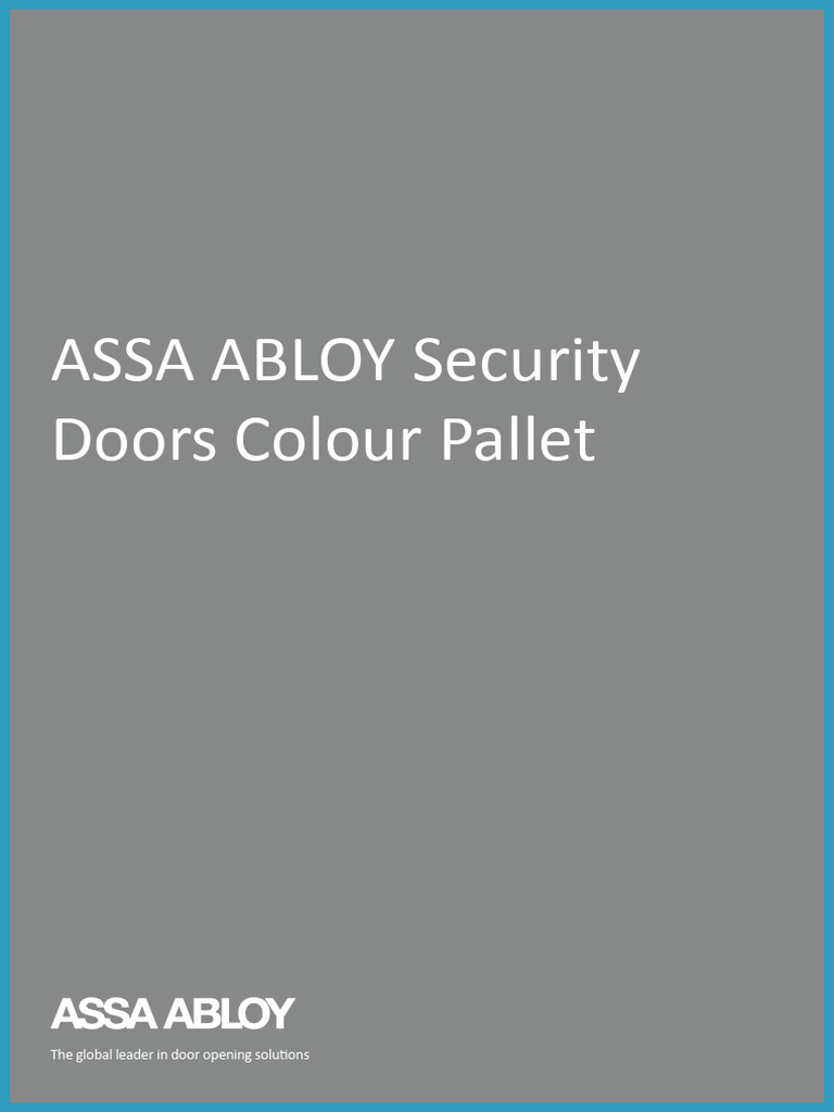 Standard Colour Range | PDF