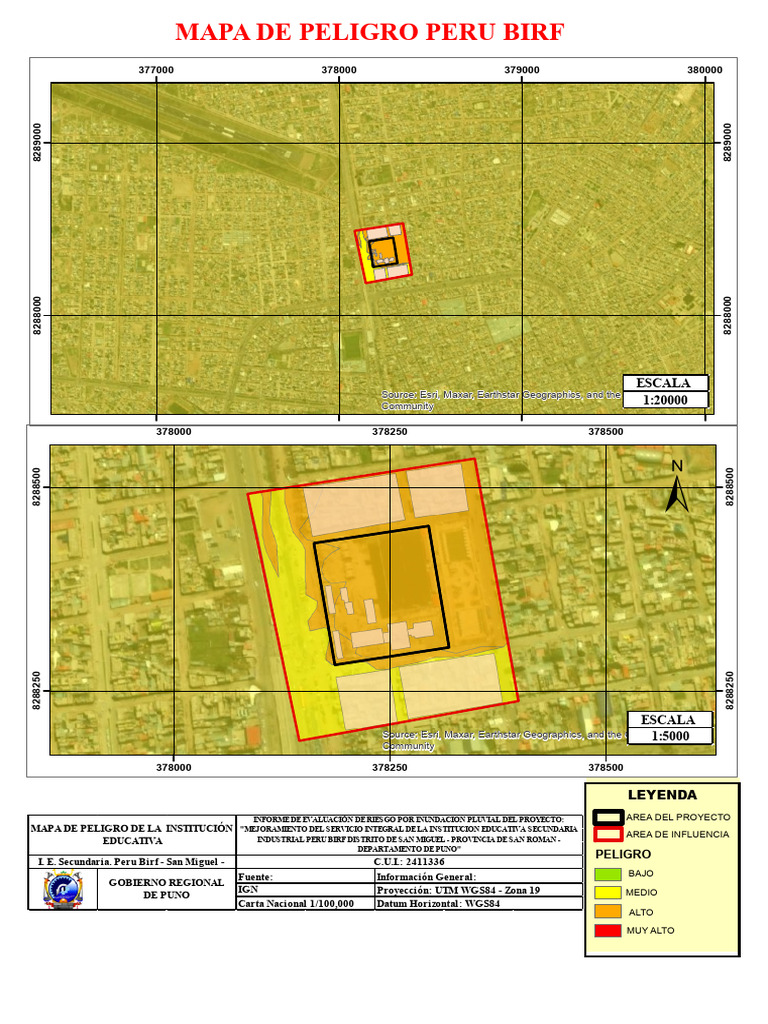 Mapa Peligro Birf | PDF