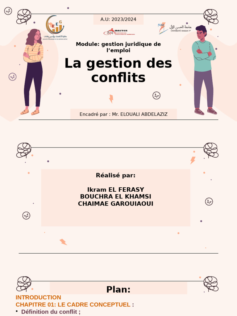 La Gestion Des Conflits VF | PDF