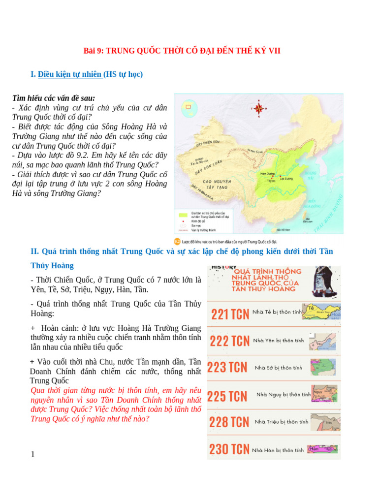 Bài 9 Trung Quốc cổ đại Lịch Sử | …