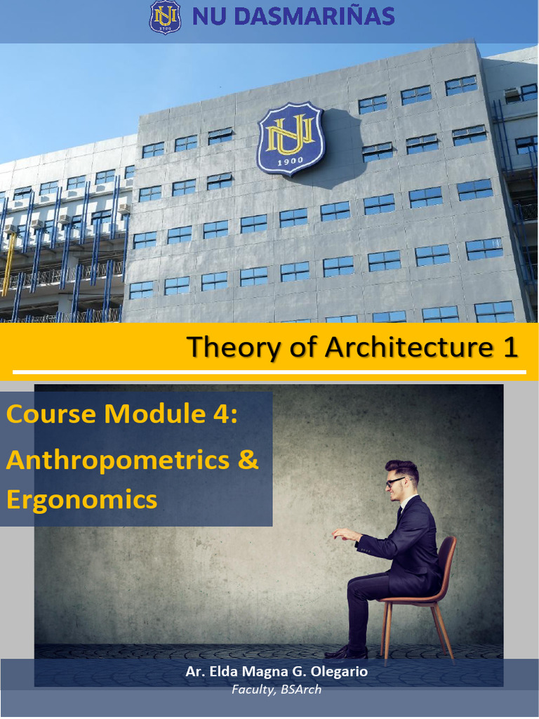 Cm4 Toa1 Anthropometrics Ergonomics Pdf