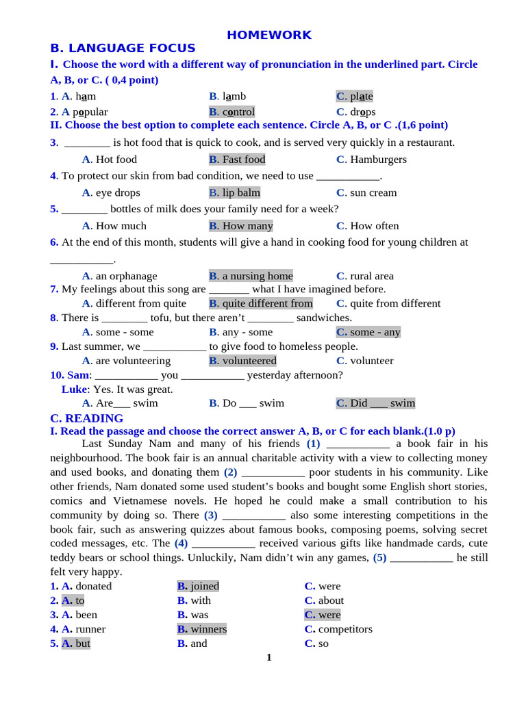 Homework | PDF