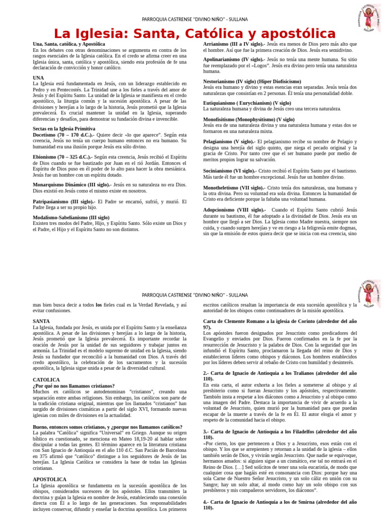 Fundamentos de la Iglesia Católica | PDF | Igreja católica ...