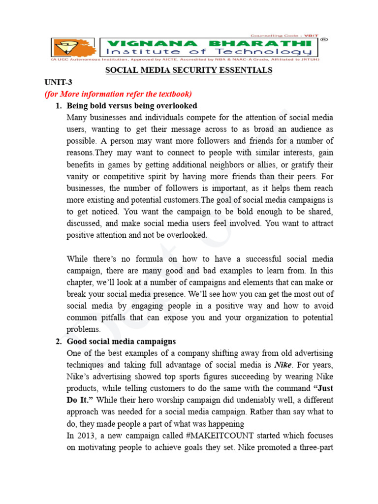 Smse Unit-3 | PDF | Social Media | Popular Culture & Media Studies