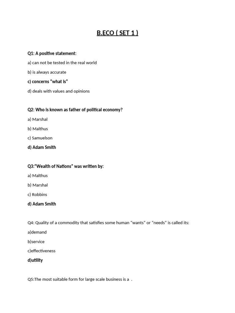 Eco Set 1 | PDF