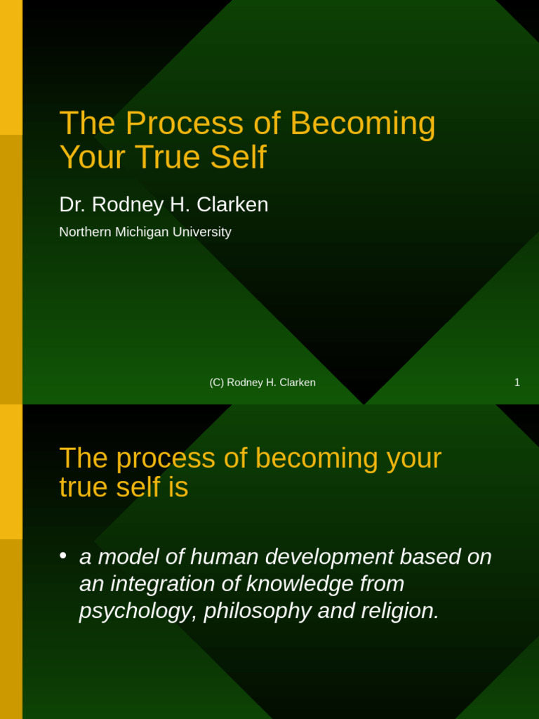 The Process of Becoming Your True Self | PDF