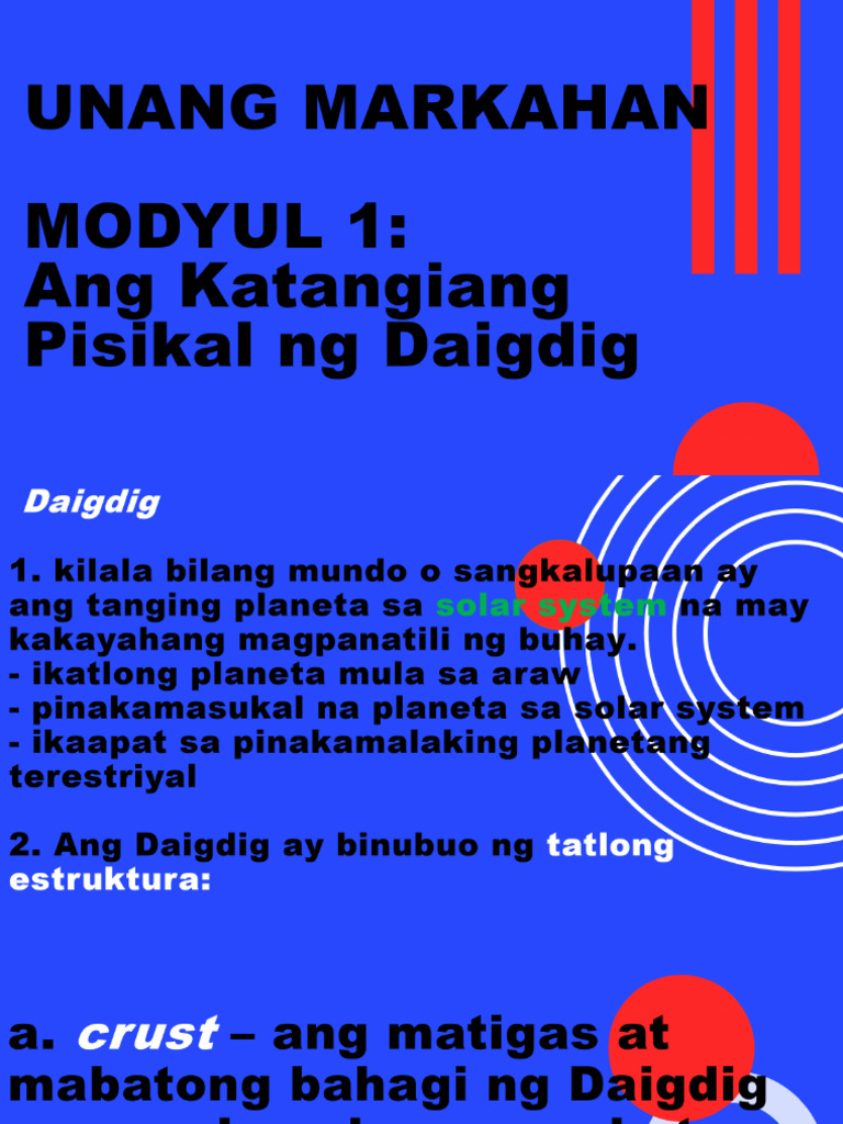 Modyul 1 | PDF