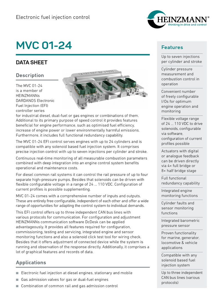 DS MVC 01-24 Magnetic-Valve-Control e | PDF