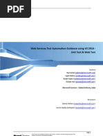 Download Web Services Automation Guidance vs 2010 Unit Test  Web Test by samsung48 SN78071778 doc pdf