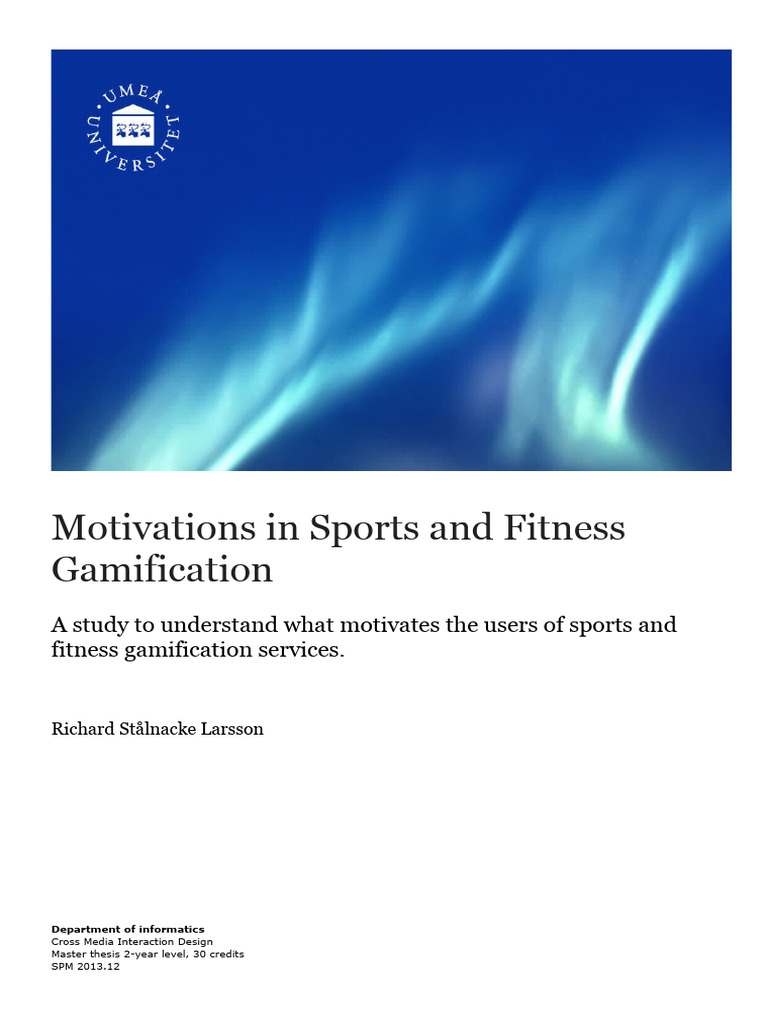 Motivation in Sport and Fitness | PDF