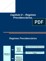 Curso de Direito Previdenciário - Professor Maycon - Cap II - Regimes Previdenciários