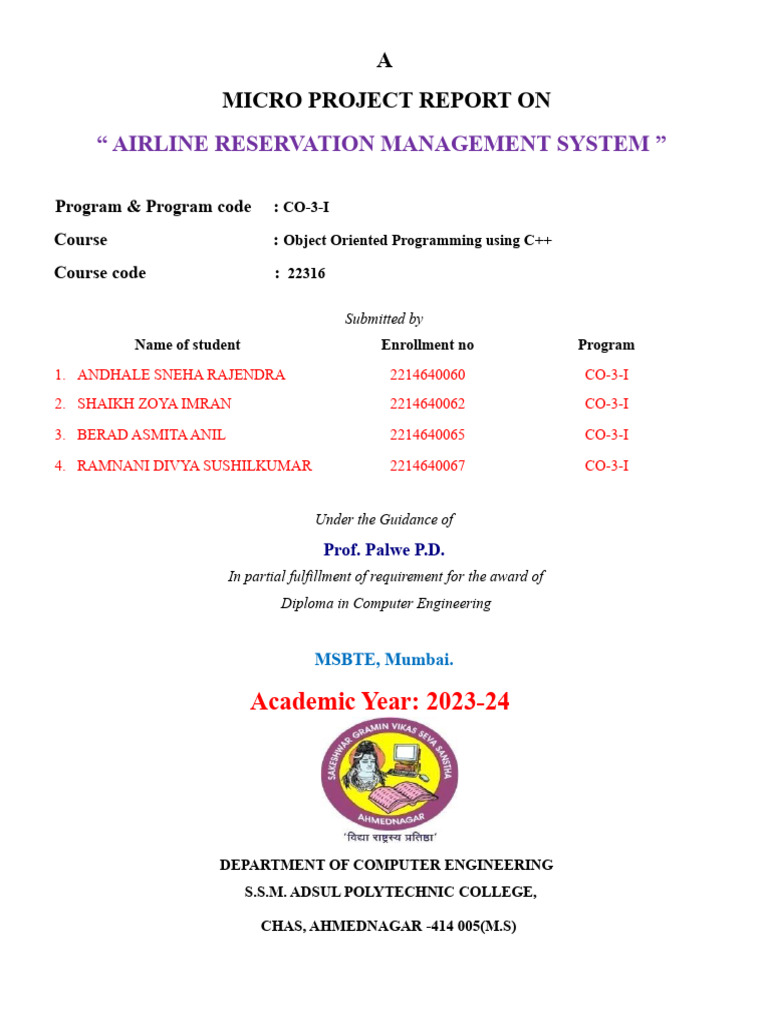 Shravani Project | PDF