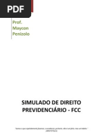 Simulado de Direito Previdenciário - FCC