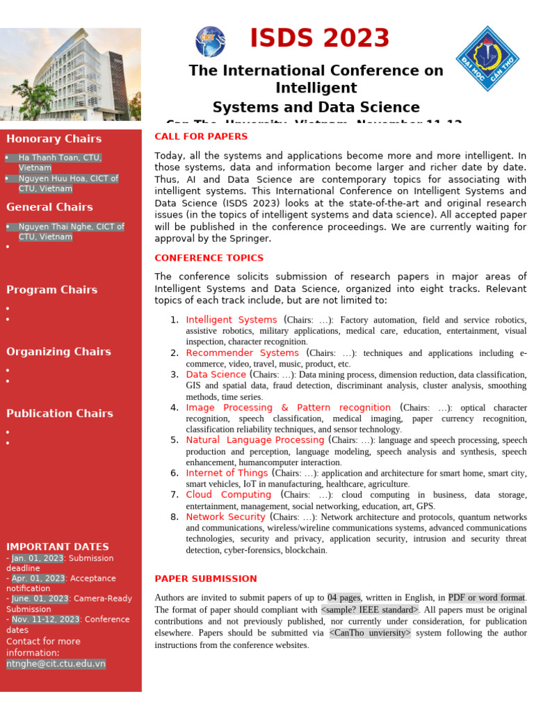 Call For Paper | PDF