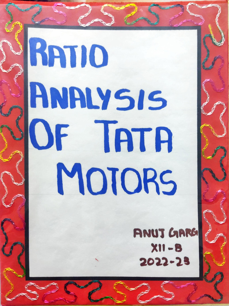 Ratio Analysis of Tata Motors | PDF