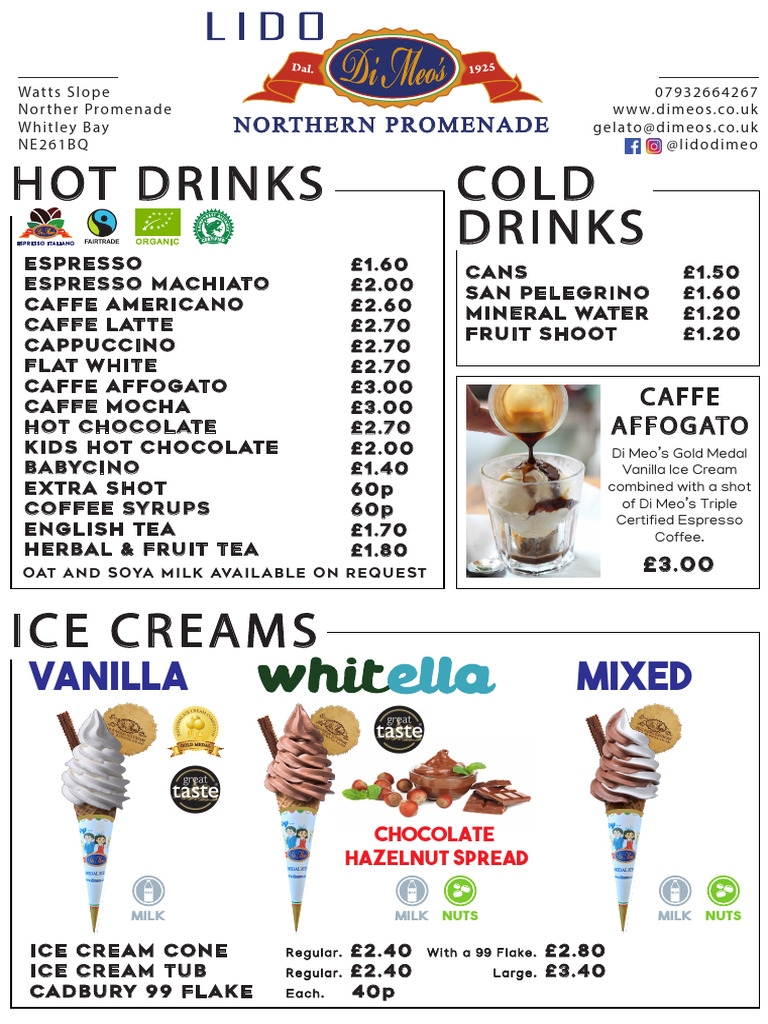 Lido Menu | PDF