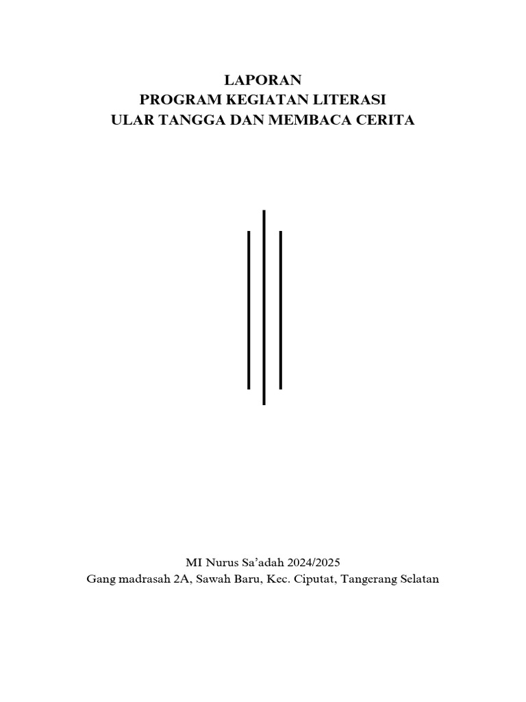 Program Literasi MI Nurus Sa'Adah | PDF