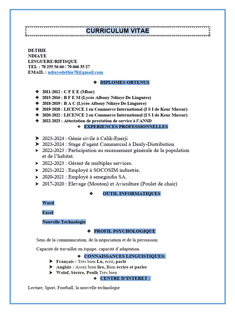 Sama CV | PDF