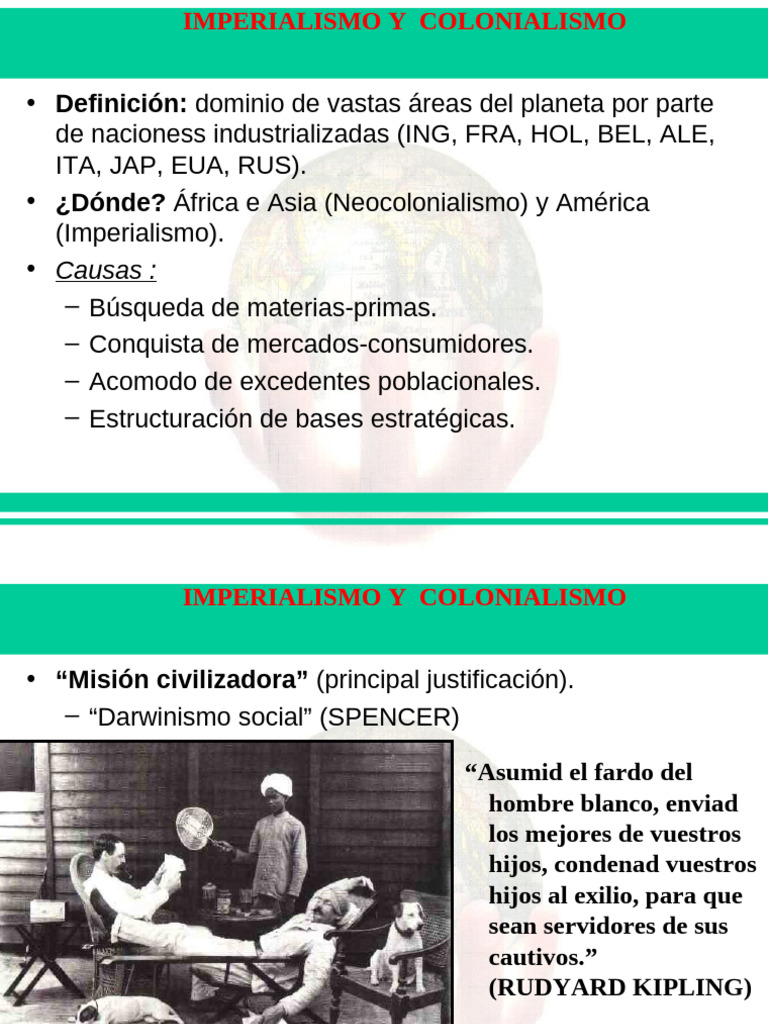 Imperialismo y Colonialismo | PDF | Colonialismo | Política