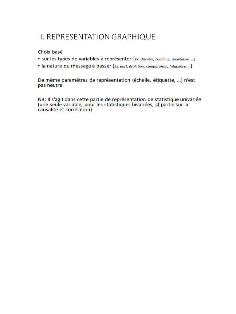 Representation Graphique | PDF