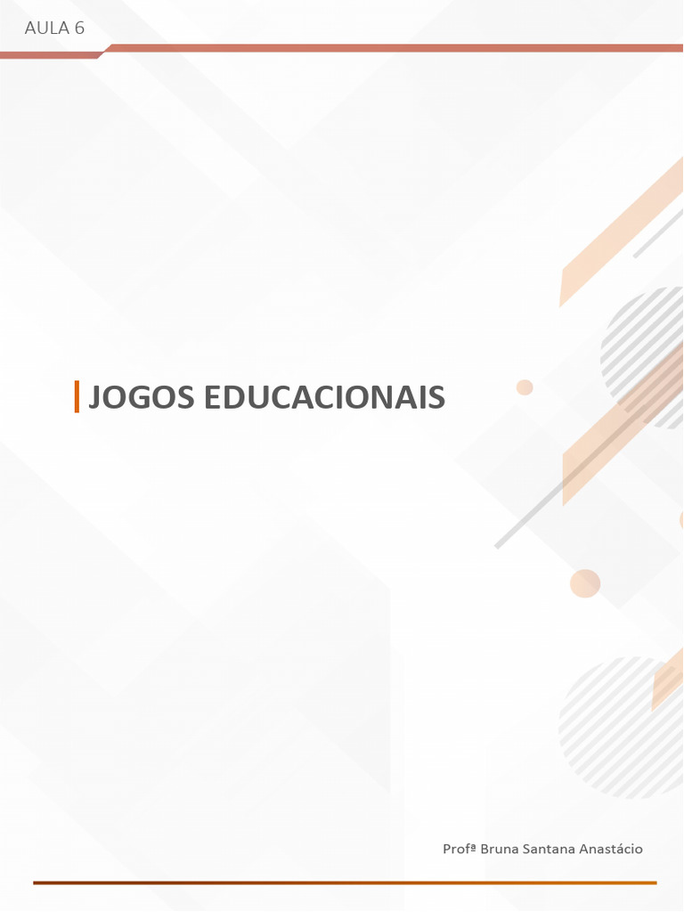 Tema 6 Jogos e Avaliação Da Aprendizagem | PDF