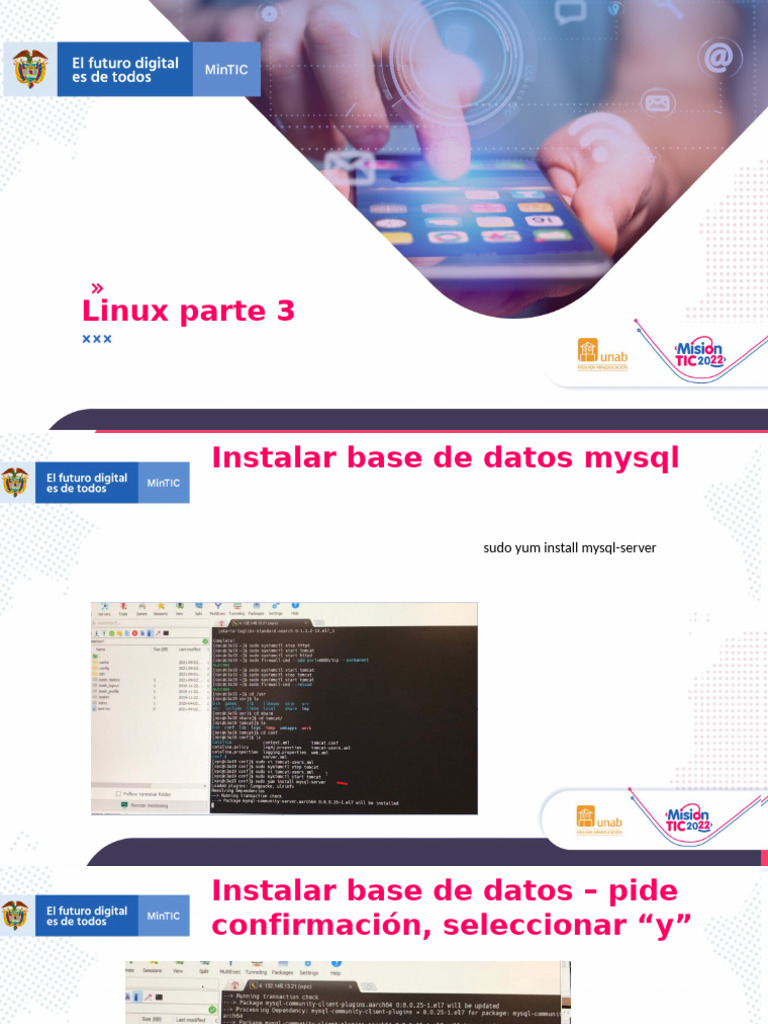 Instalación y gestión de MySQL en Linux | PDF | Mi sql | Informática