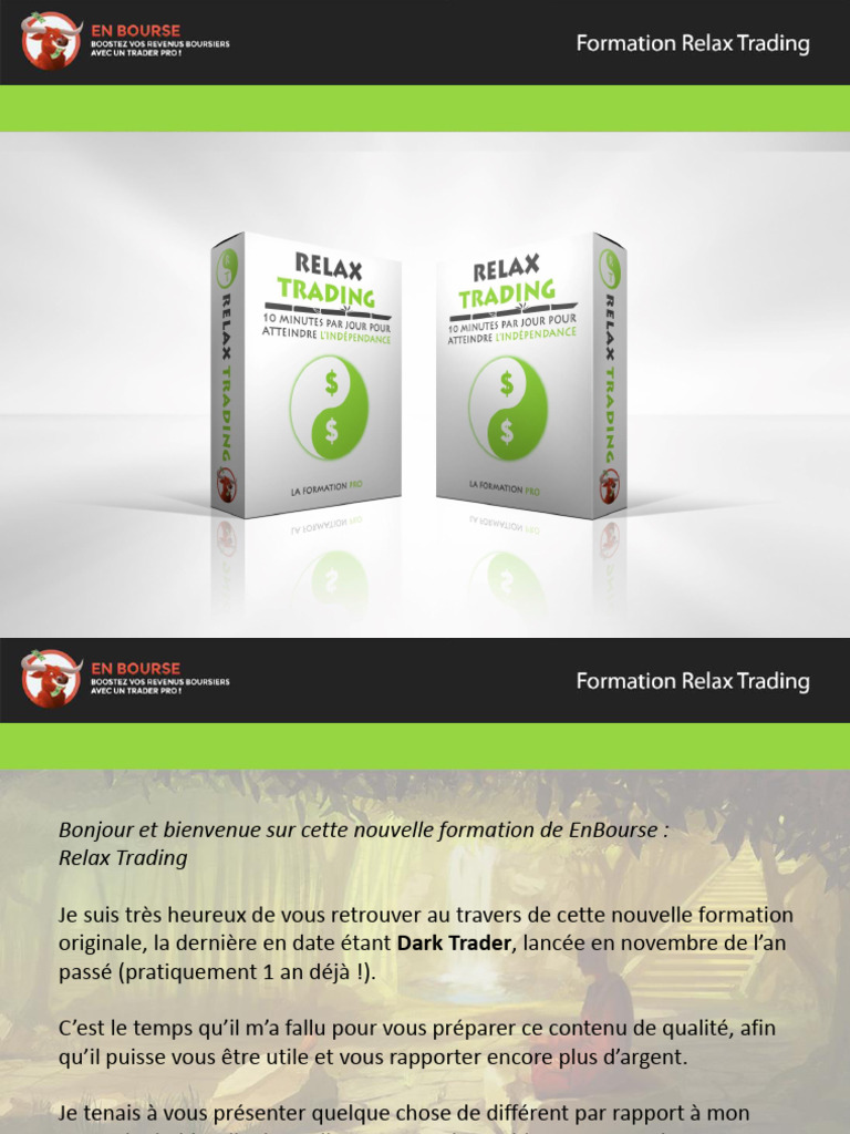 Relax TRading LIVRE | PDF