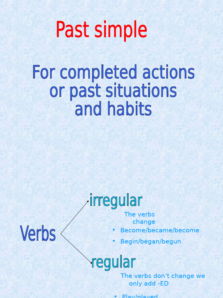 4 Past Simple | PDF
