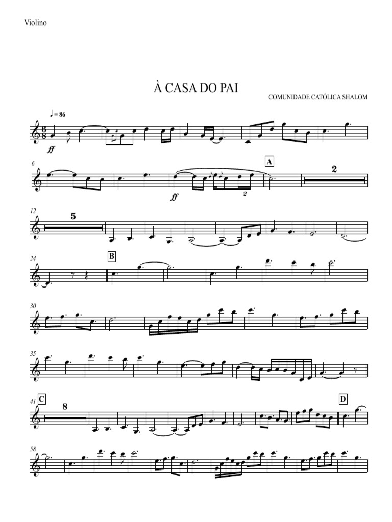 Casa do Pai Shalom e Violino | PDF