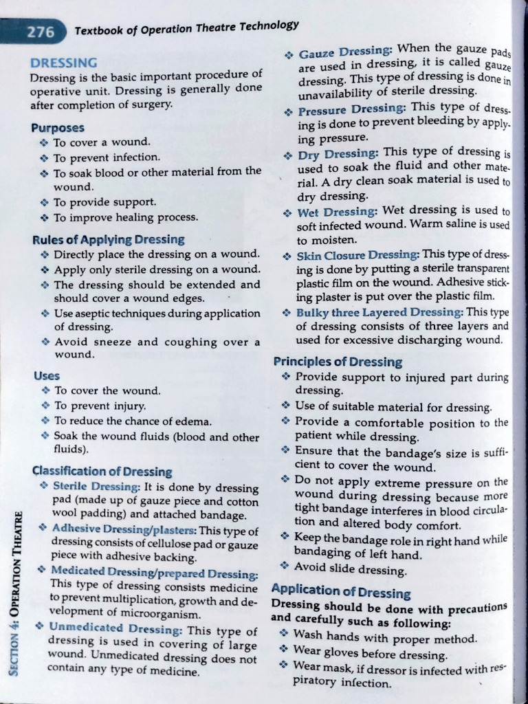Dressing & Bandages | PDF