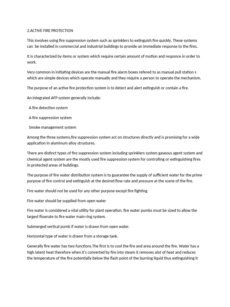 2.ACTIVE FIRE P-WPS Office | PDF | Active Fire Protection | Fires