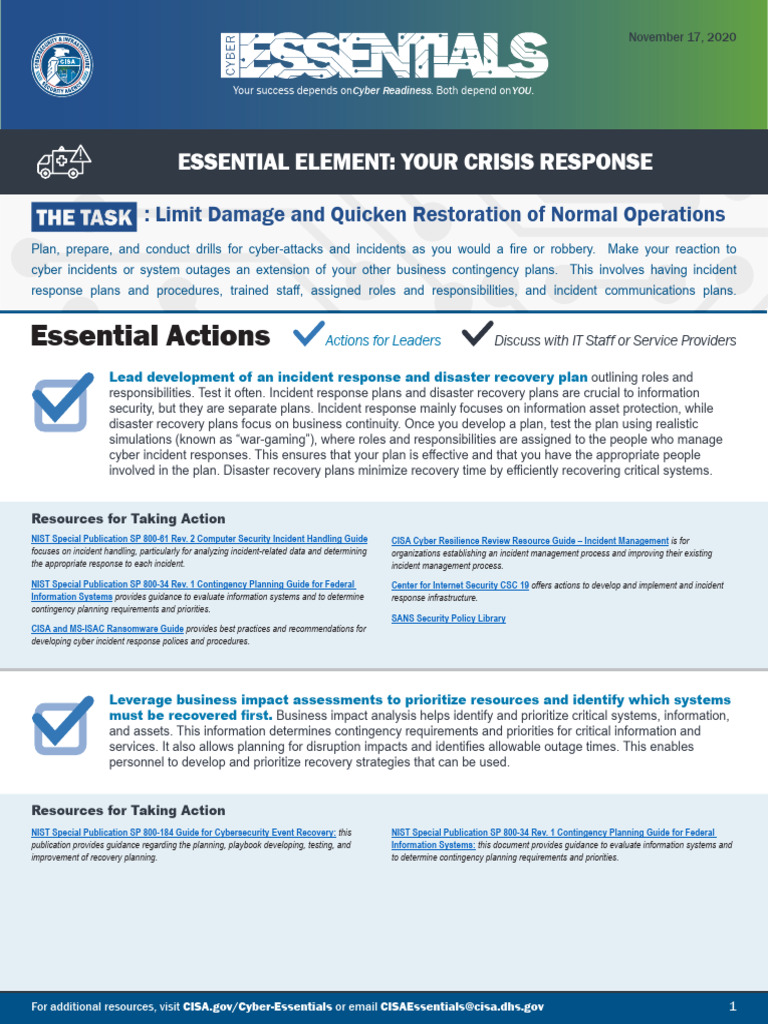 Cyber Essentials Toolkit 6 20201113 - 508 | PDF